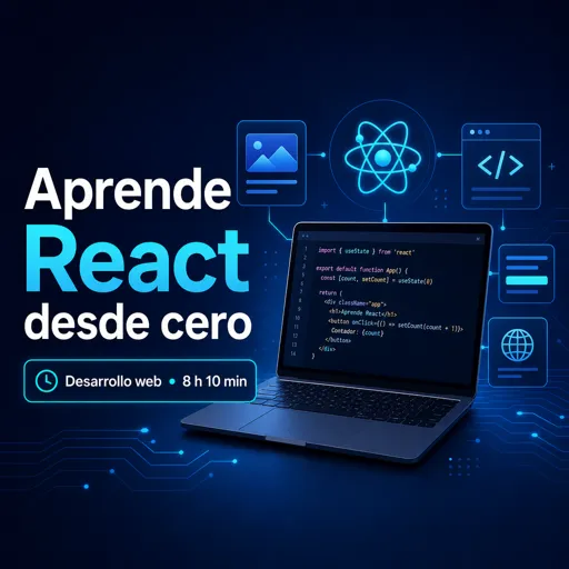 Imagen del curso gratis Aprende React desde cero