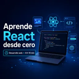 Imagen del curso gratis Aprende React desde cero