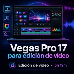 Imagen del curso gratis Vegas Pro 17 para edición de vídeo