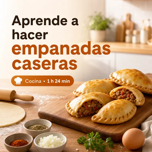 Imagen del curso gratis Aprende a hacer empanadas caseras