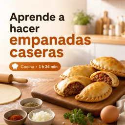 Imagen del curso gratis Aprende a hacer empanadas caseras