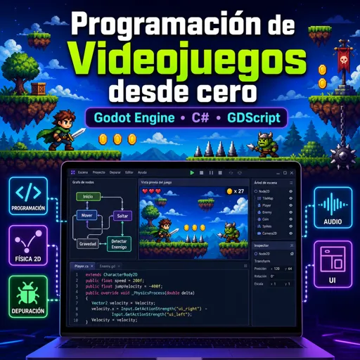 Imagen del curso gratis Programación de Videojuegos desde cero