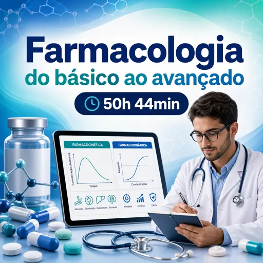 Imagem do Curso gratuito Farmacologia do básico ao avançado