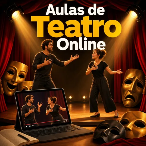 Imagem do Curso gratuito Aulas de Teatro Online