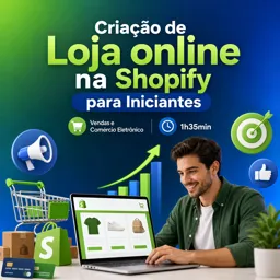 Imagem do Curso gratuito Criação de Loja online na Shopify para Iniciantes