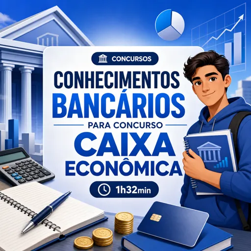 Imagem do Curso gratuito Conhecimentos Bancários para concurso Caixa Econômica