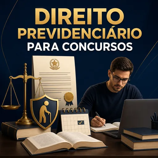 Imagem do Curso gratuito Direito Previdenciário para concursos