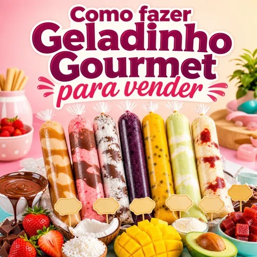 Imagem do Curso gratuito Como fazer Geladinho Gourmet para vender