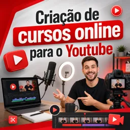 Imagem do Curso gratuito Criação de cursos online para o Youtube