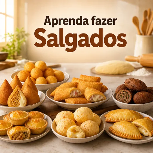 Imagem do Curso gratuito Aprenda fazer Salgados