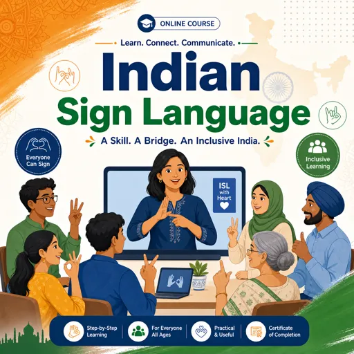 Free Course Image Indian sign language