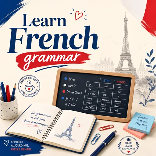 Free Course Image Learn French grammar