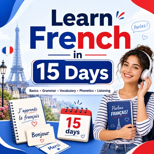 Free Course Image Learn French in 15 days