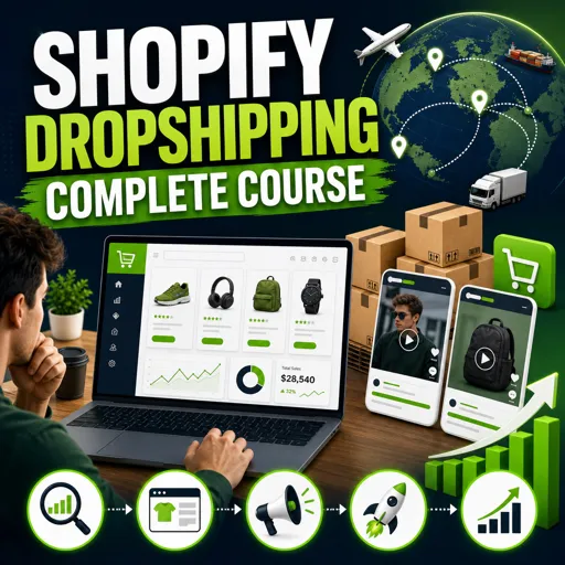 Free Course Image Shopify Dropshipping complete course