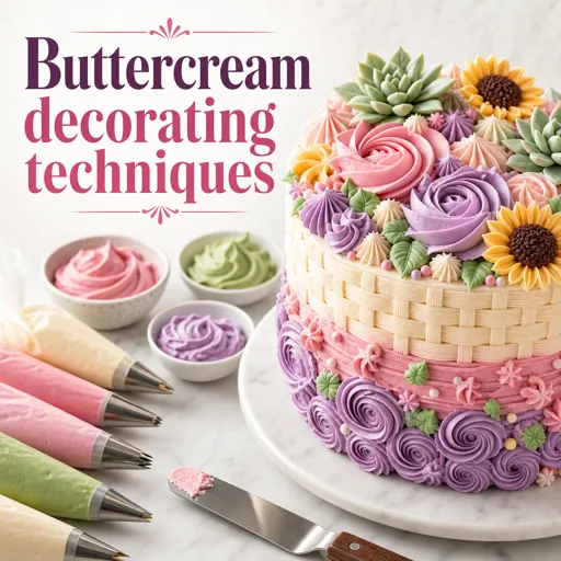 Free Course Image Buttercream decorating techniques