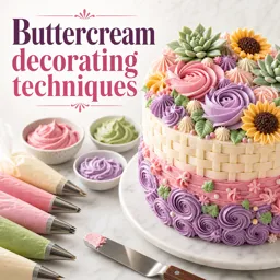 Free Course Image Buttercream decorating techniques