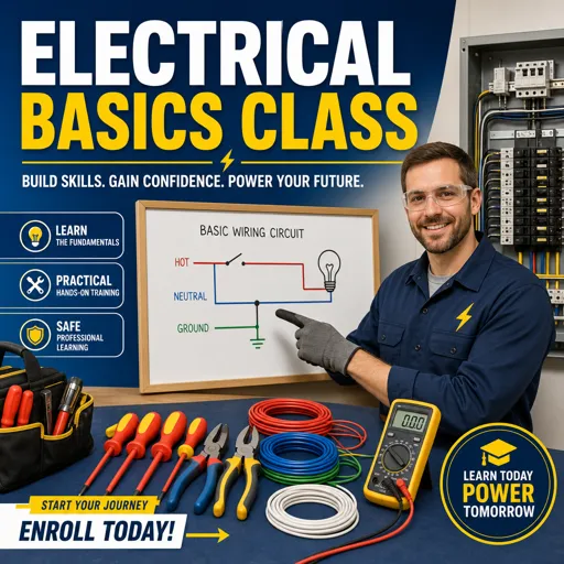 Free Course Image Electrical basics class
