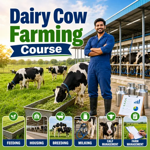 Free Course Image Dairy Cow farming course