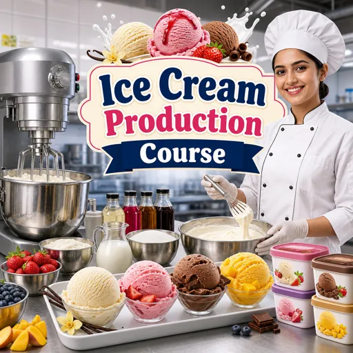 Free Course Image Ice Cream production course