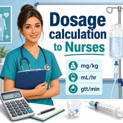 Free Course Image Dosage calculation to Nurses