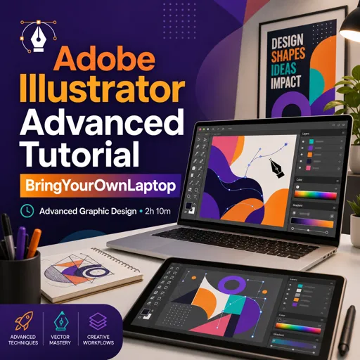 Free Course Image Adobe Illustrator advanced tutorial BringYourOwnLaptop