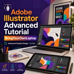Free Course Image Adobe Illustrator advanced tutorial BringYourOwnLaptop