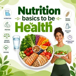 Free Course Image Nutrition basics to be Health