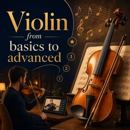 Free Course Image Violin from basics to advanced