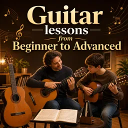 Free Course Image Guitar lessons from Beginner to Advanced
