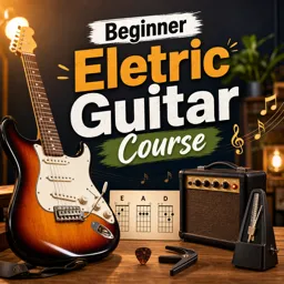 Free Course Image Beginner Eletric Guitar course