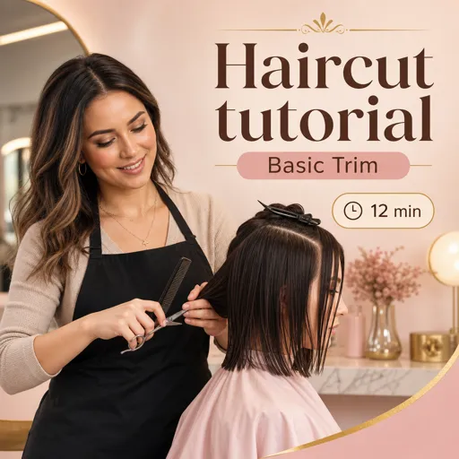 Free Course Image Haircut tutorial
