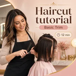 Free Course Image Haircut tutorial