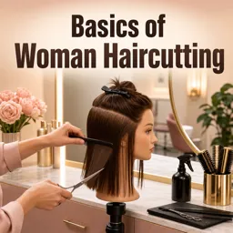 Free Course Image Basics of Woman Haircutting