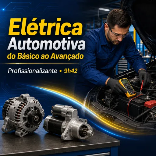 Imagem do Curso gratuito Elétrica Automotiva do básico ao avançado