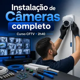 Imagem do Curso gratuito Instalação de Câmeras completo