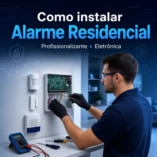 Imagem do Curso gratuito Como instalar Alarme Residencial