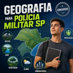 Imagem do Curso gratuito Geografia para Polícia Militar SP