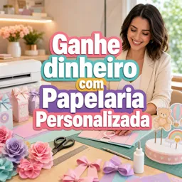 Imagem do Curso gratuito Ganhe dinheiro com Papelaria Personalizada