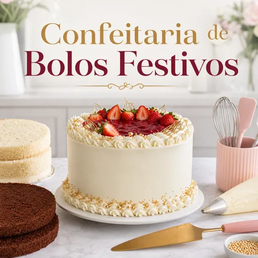 Imagem do Curso gratuito Confeitaria de Bolos Festivos