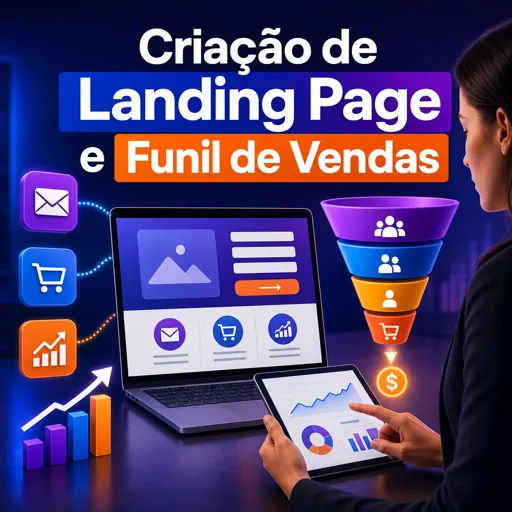 Imagem do Curso gratuito Criação de Landing Page e Funil de Vendas