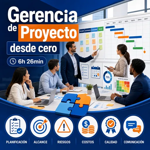 Imagen del curso gratis Gerencia de Proyecto desde cero