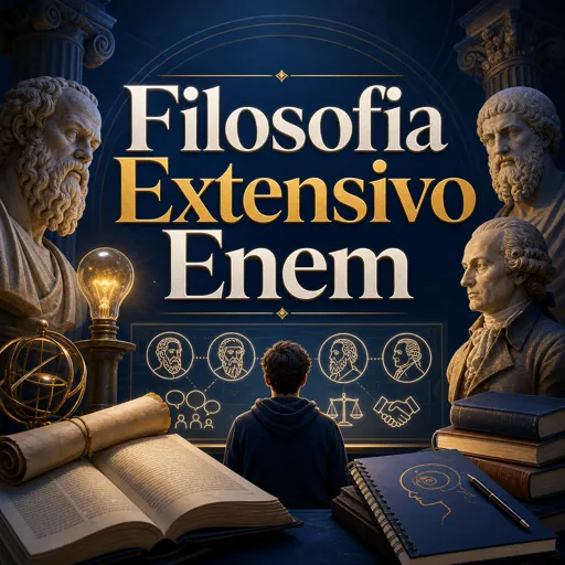 Imagem do Curso gratuito Filosofia Extensivo Enem