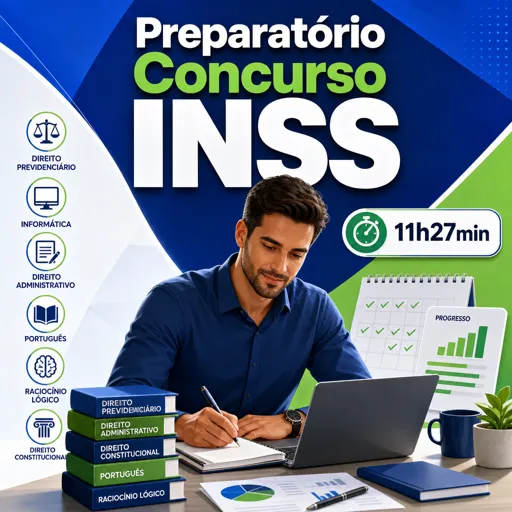 Imagem do Curso gratuito Preparatório Concurso INSS