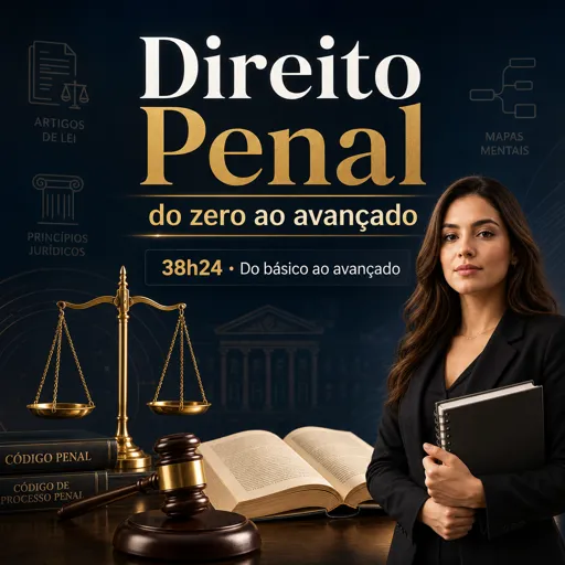 Imagem do Curso gratuito Direito Penal do zero ao avançado