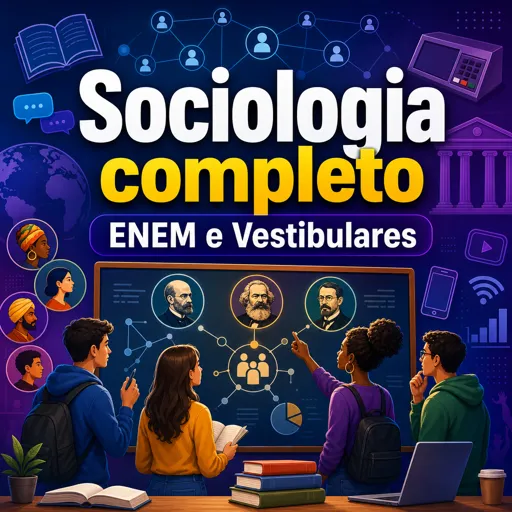 Imagem do Curso gratuito Sociologia completo
