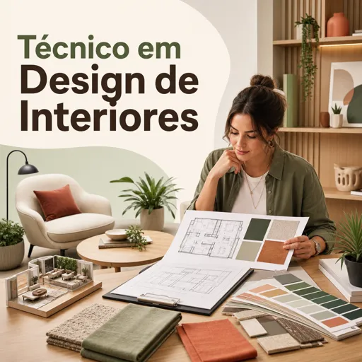 Imagem do Curso gratuito Técnico em Design de Interiores