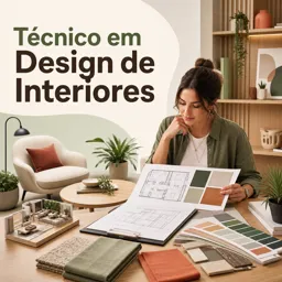 Imagem do Curso gratuito Técnico em Design de Interiores