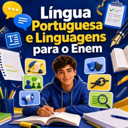 Imagem do Curso gratuito Língua Portuguesa e Linguagens para o Enem