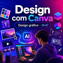 Imagem do Curso gratuito Design com Canva