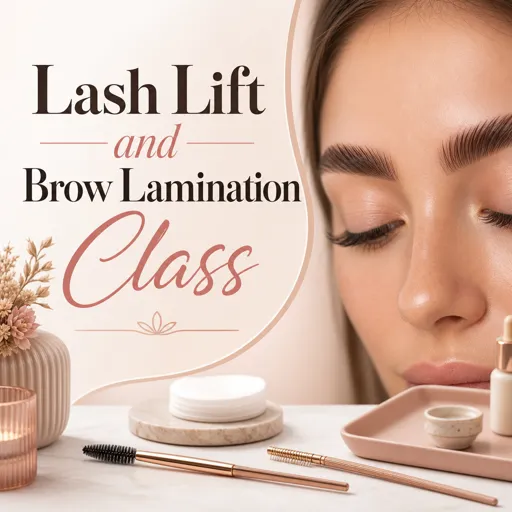 Free Course Image Lash Lift and Brow Lamination Class